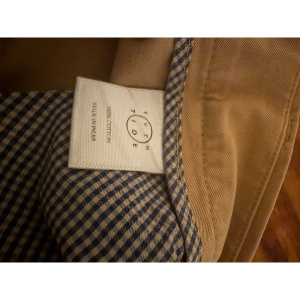 Even Tide Chino Pants Men 40x34 Khaki Tan Relaxed Fit 100% Cotton. - Picture 4 of 5